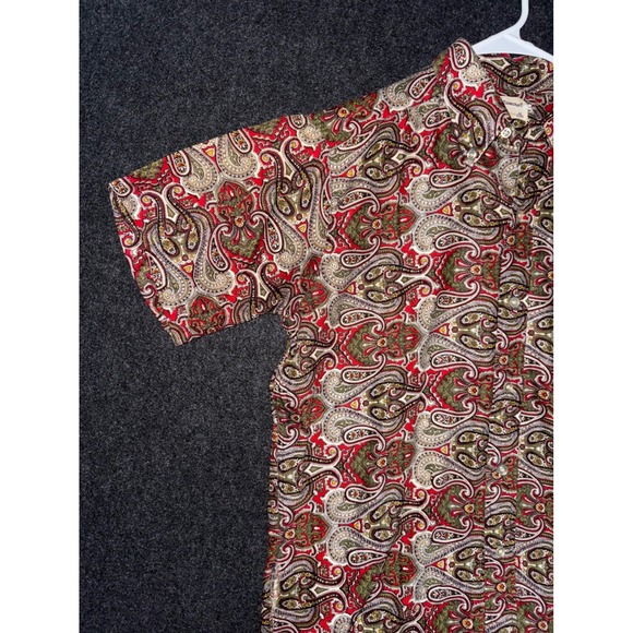 1960s Penny's Towncraft Paisley Button-Up Medium - Picture 4 of 7